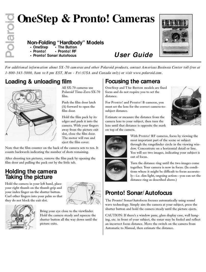 Polaroid SX-70 Series User manual
