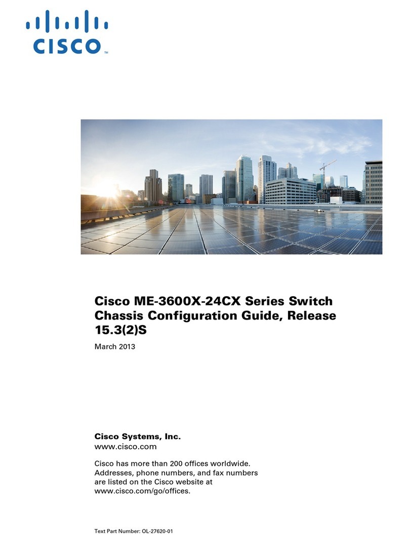 Cisco ME-3600X-24CX Series User manual Cisco ME-3600X-24CX Series User manual
