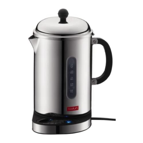 Bodum CHAMBORD 11076-16 Instructions for use