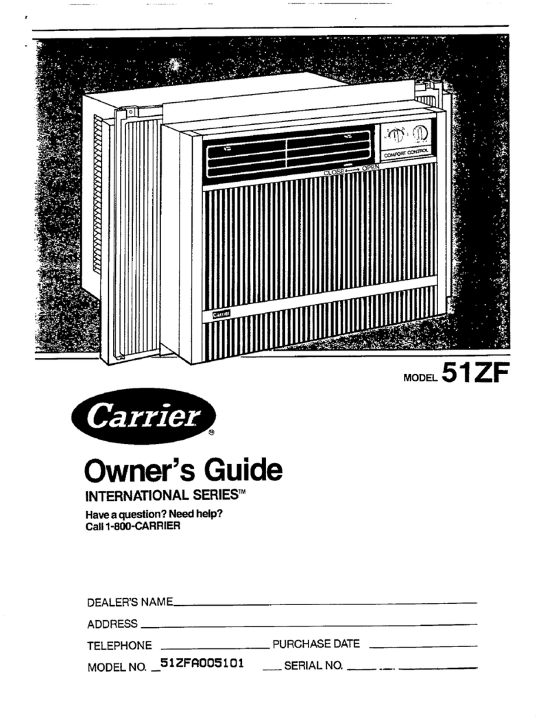 Carrier 51ZF User manual