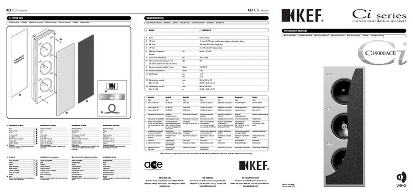 KEF Ci 9000 ACE User manual