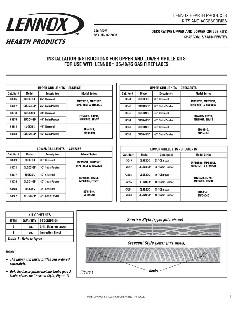 Lennox MPD3530 User manual