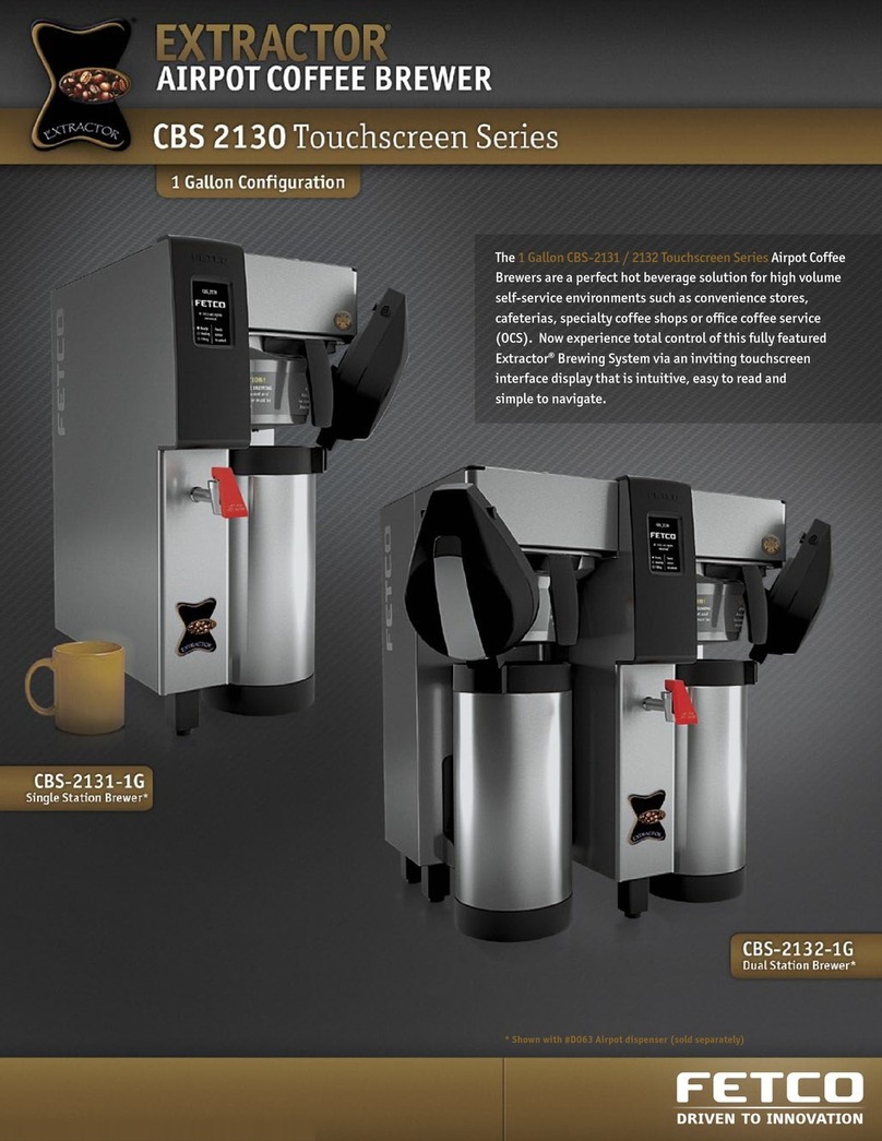 Fetco CBS 2130 specification