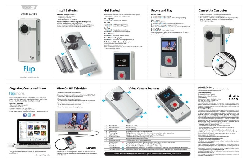 Flip Flip UltraHD User manual