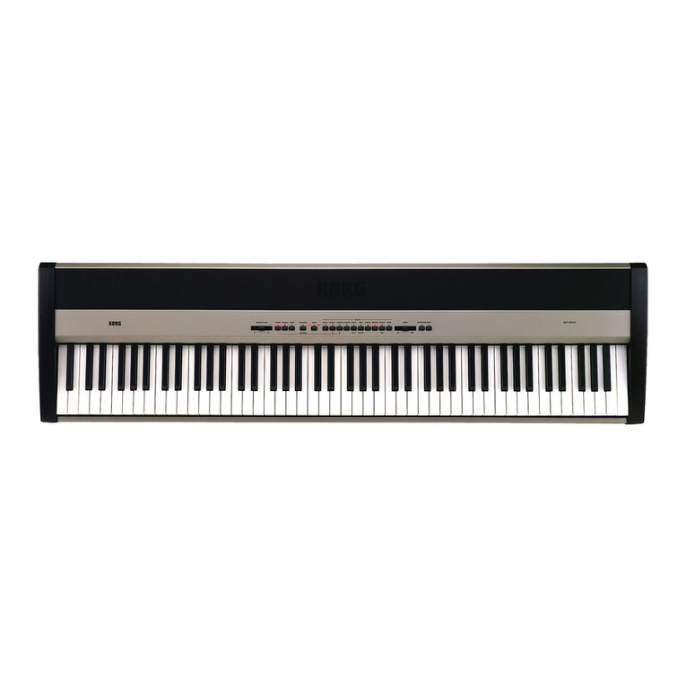 Korg SP-300 user manual