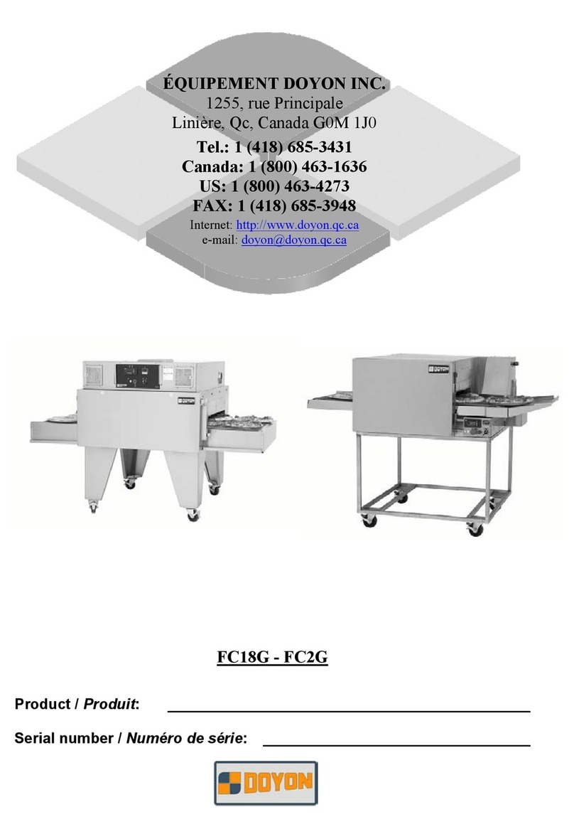 Doyon FC18G manual Doyon FC18G manual
