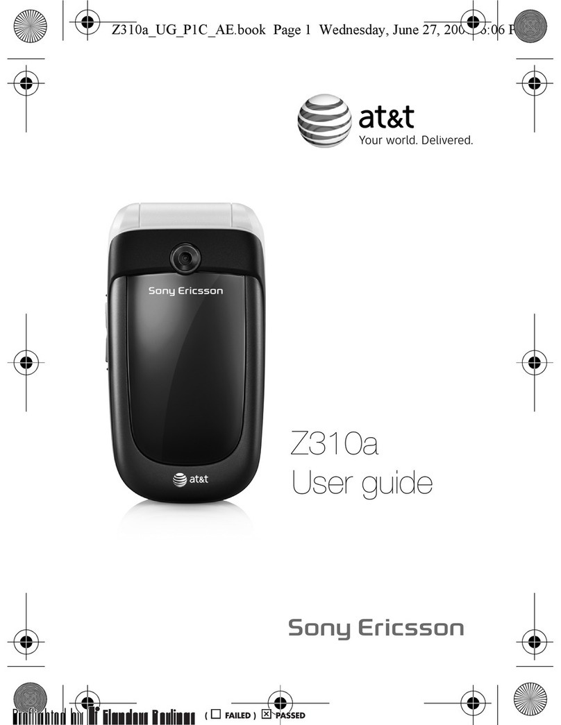 Sony Ericsson Z310a User manual