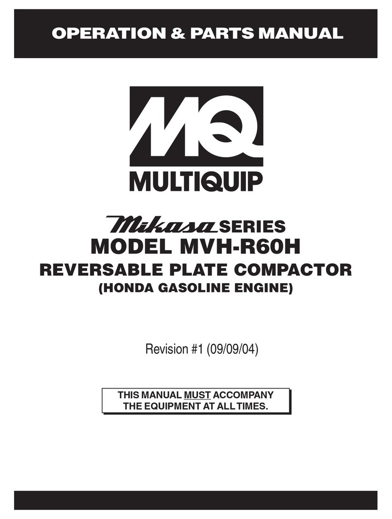 MULTIQUIP MVH-R60H Operations & parts manual MULTIQUIP MVH-R60H Operations & parts manual