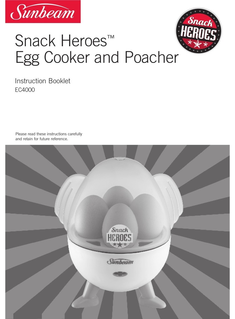 Sunbeam Snack Heroes EC4000 User manual