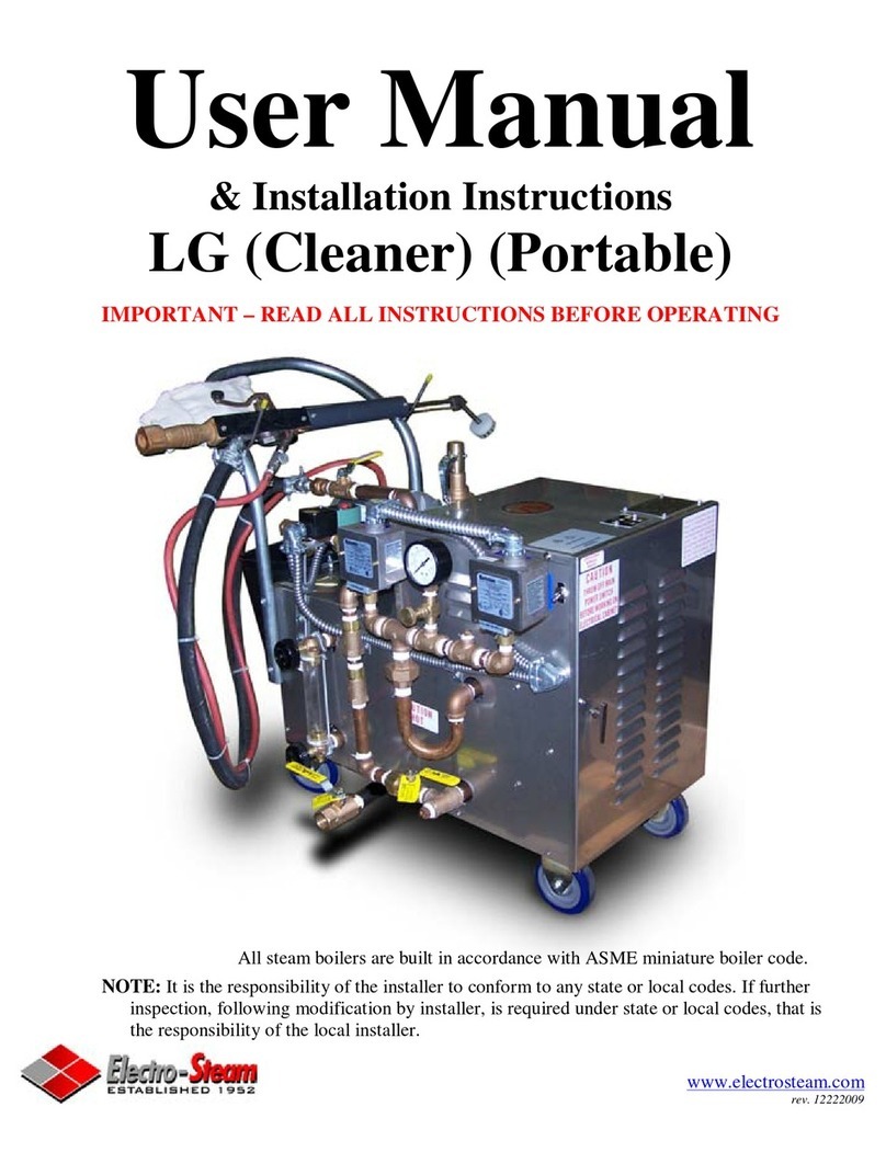 ElectroSteam LG-10 series user manual ElectroSteam LG-10 series user manual