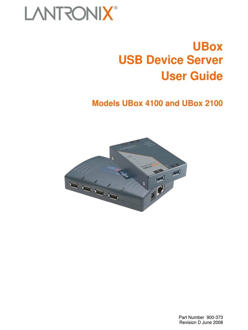 Lantronix UBOX 2100 User manual