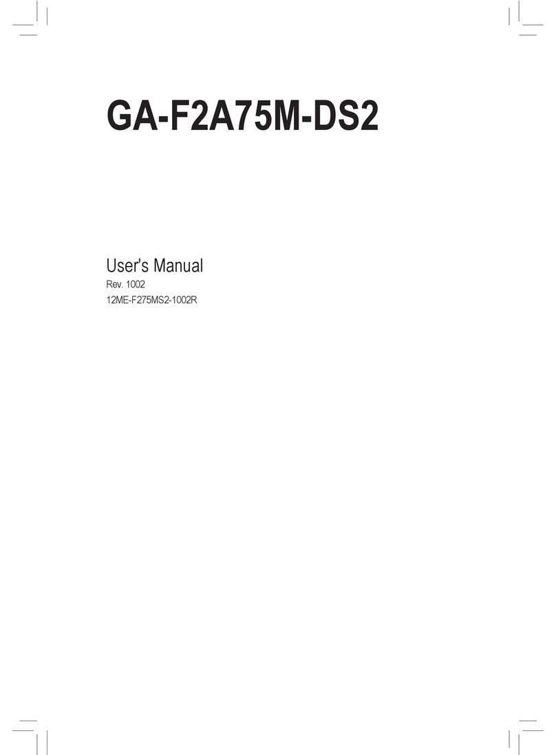 Gigabyte GA-F2A75M-DS2 User manual Gigabyte GA-F2A75M-DS2 User manual