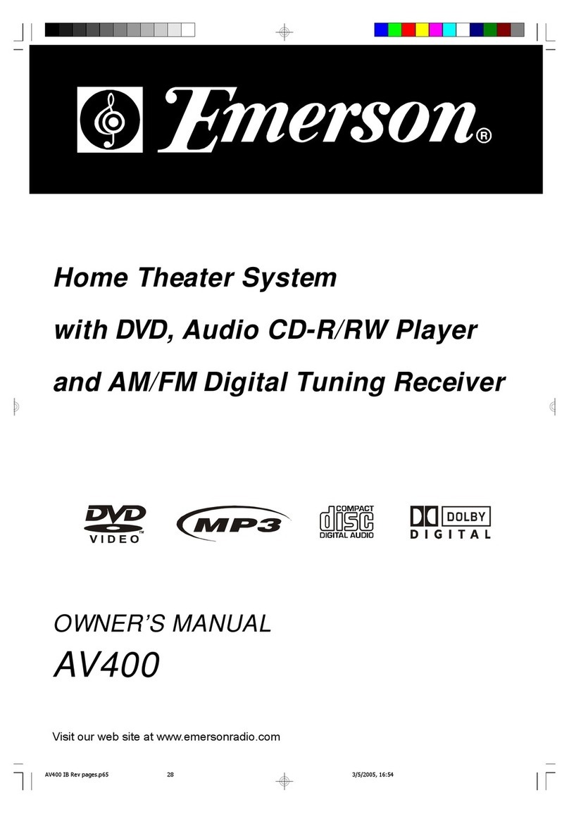 Emerson AV400 User manual