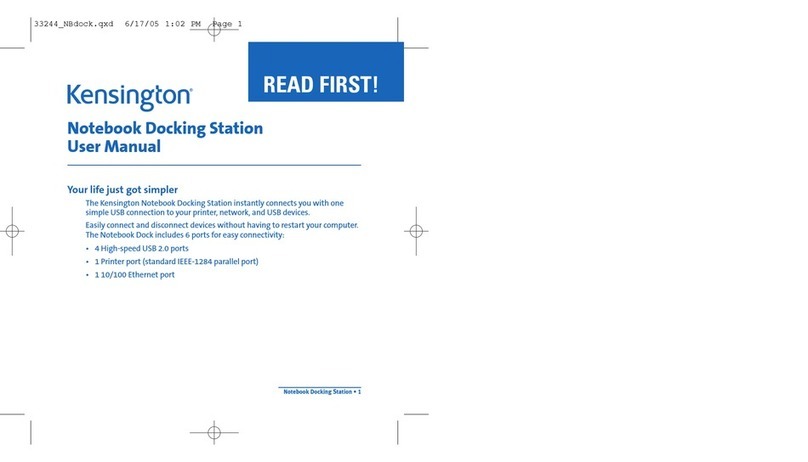 Kensington K33244 user manual