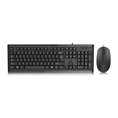 HP HP Wired Keyboard + Mouse quick start guide