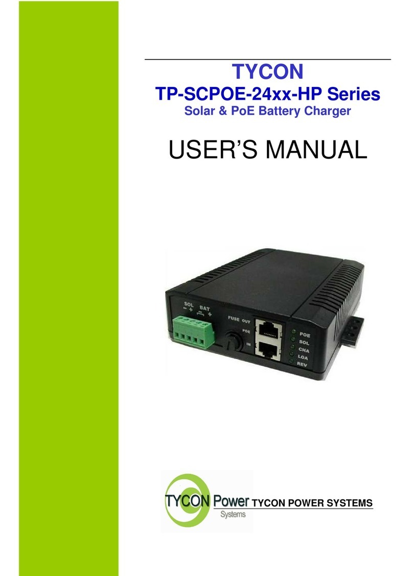 Tycon Power Systems TP-SCPOE-24xx-HP series user manual