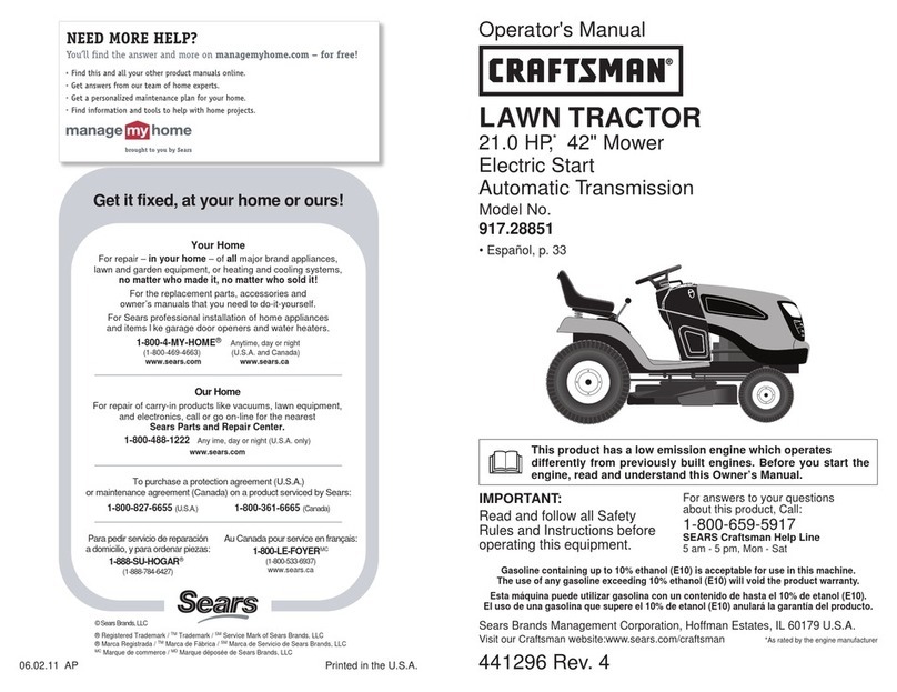 Craftsman 917.28851 User manual