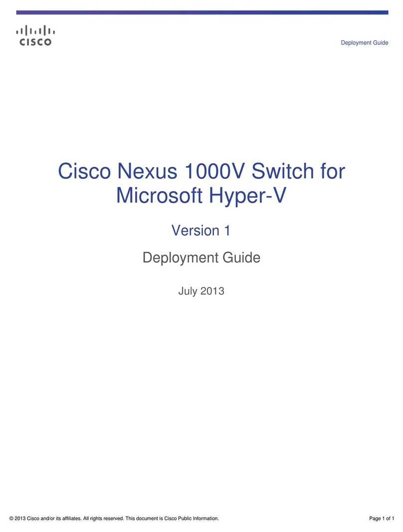 Cisco Nexus 1000V Deployment guide