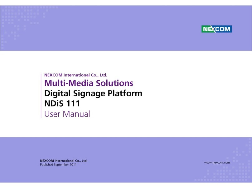 Nexcom NDiS 111 User manual Nexcom NDiS 111 User manual