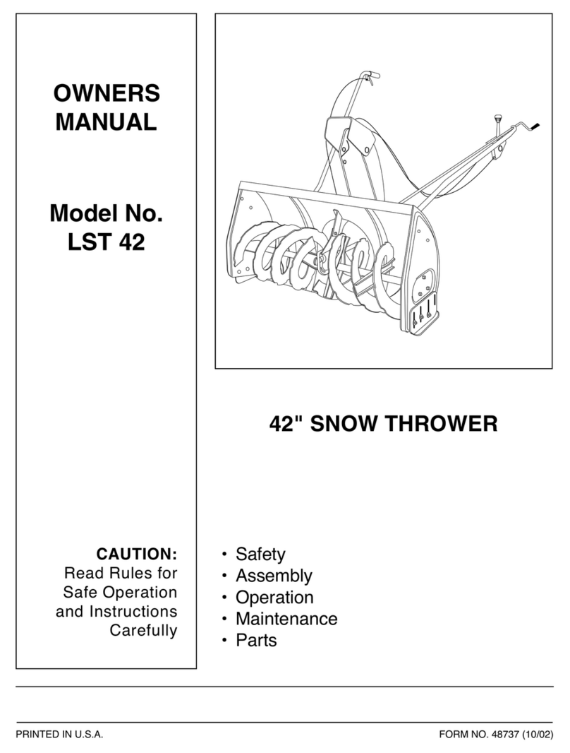 Angri-Fab LST 42 owner's manual