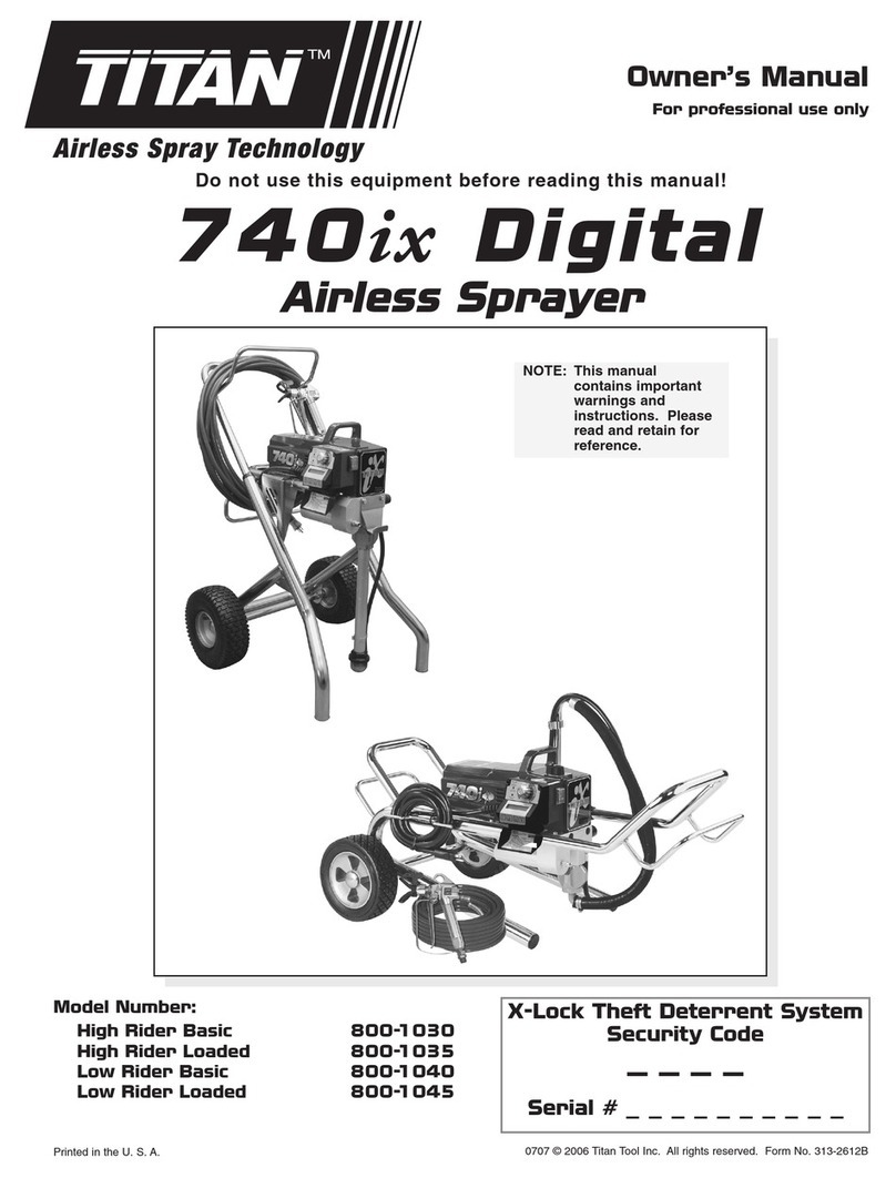 Titan 740ix User manual