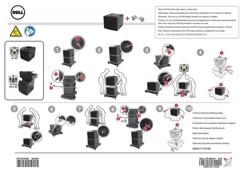 Dell B5460dn Mono Laser Printer User manual