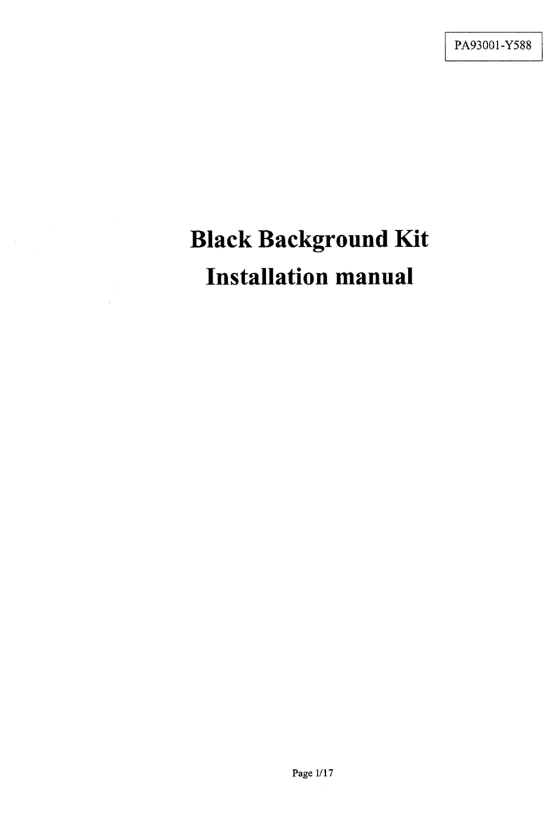 Fujitsu Black Background Kit User manual Fujitsu Black Background Kit User manual
