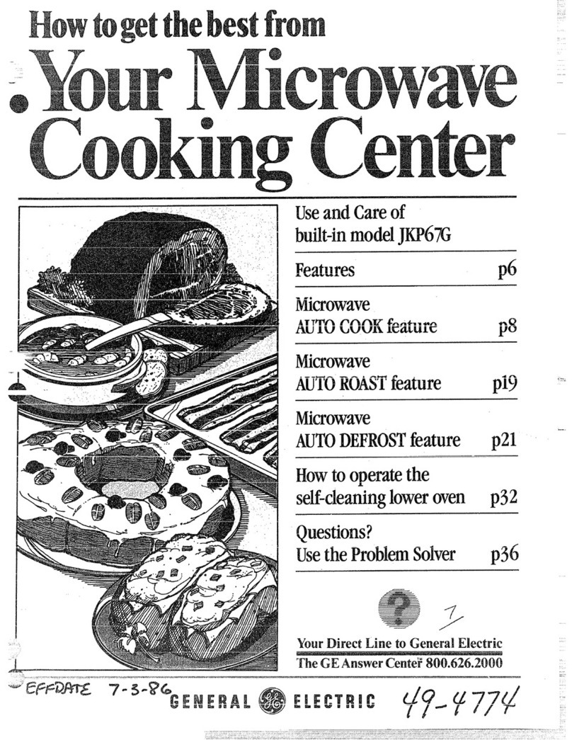 GE JKP67G User manual