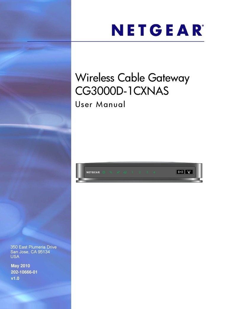 NETGEAR CG3000D-1CXNAS User manual
