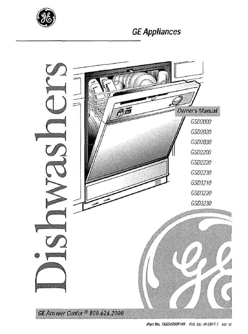 GE GSD2000 series owner's manual