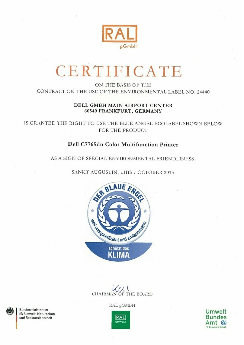 Dell C7765DN User manual