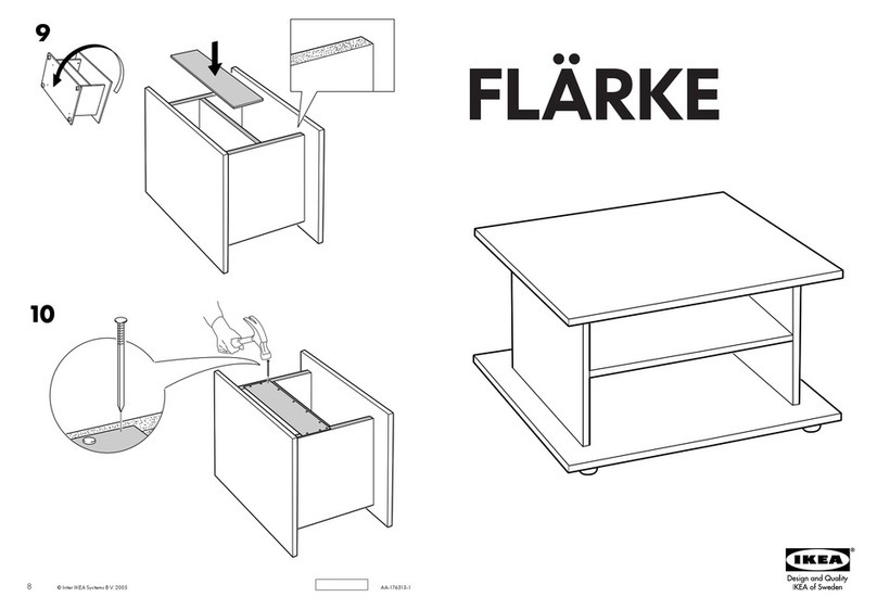 IKEA FLÄRKE TV UNIT 25X17" instructions IKEA FLÄRKE TV UNIT 25X17" instructions