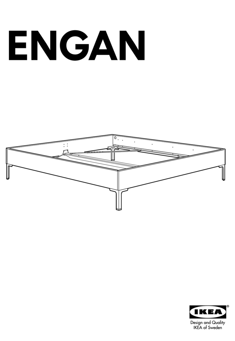 IKEA ENGAN BED FRAME FULL DOUBLE User manual