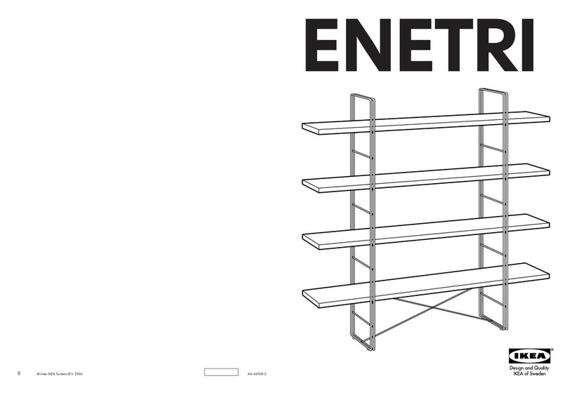 IKEA ENETRI SIDE UNT 13X62 1/4" User manual