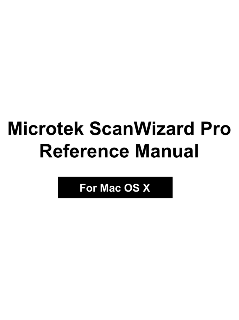Microtek ScanWizard Pro User manual