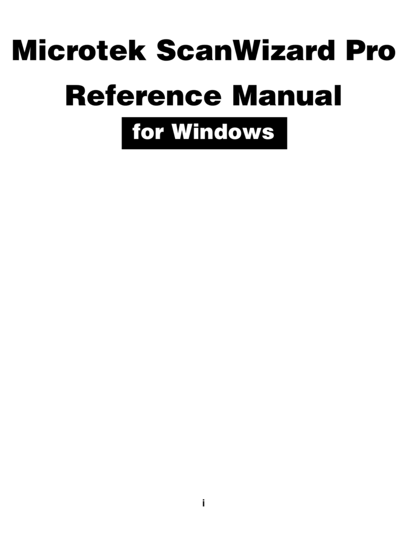 Microtek ScanWizard Pro User manual