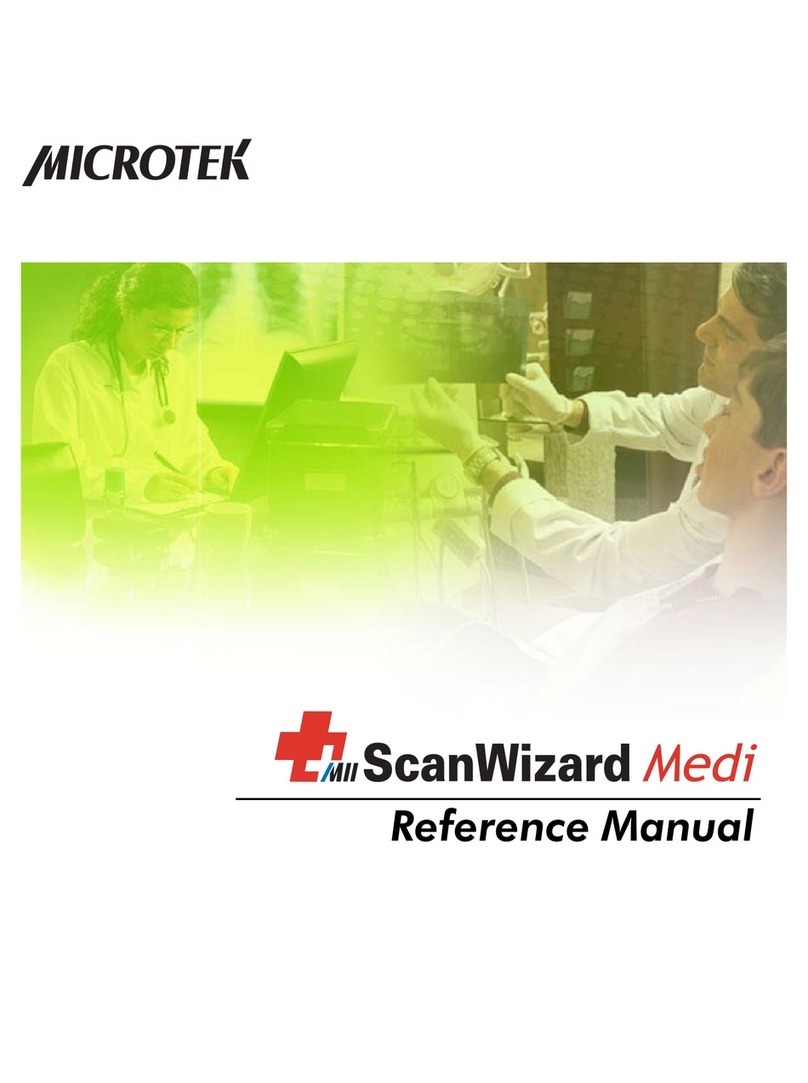 Microtek ScanWizard Medi Reference manual Microtek ScanWizard Medi Reference manual