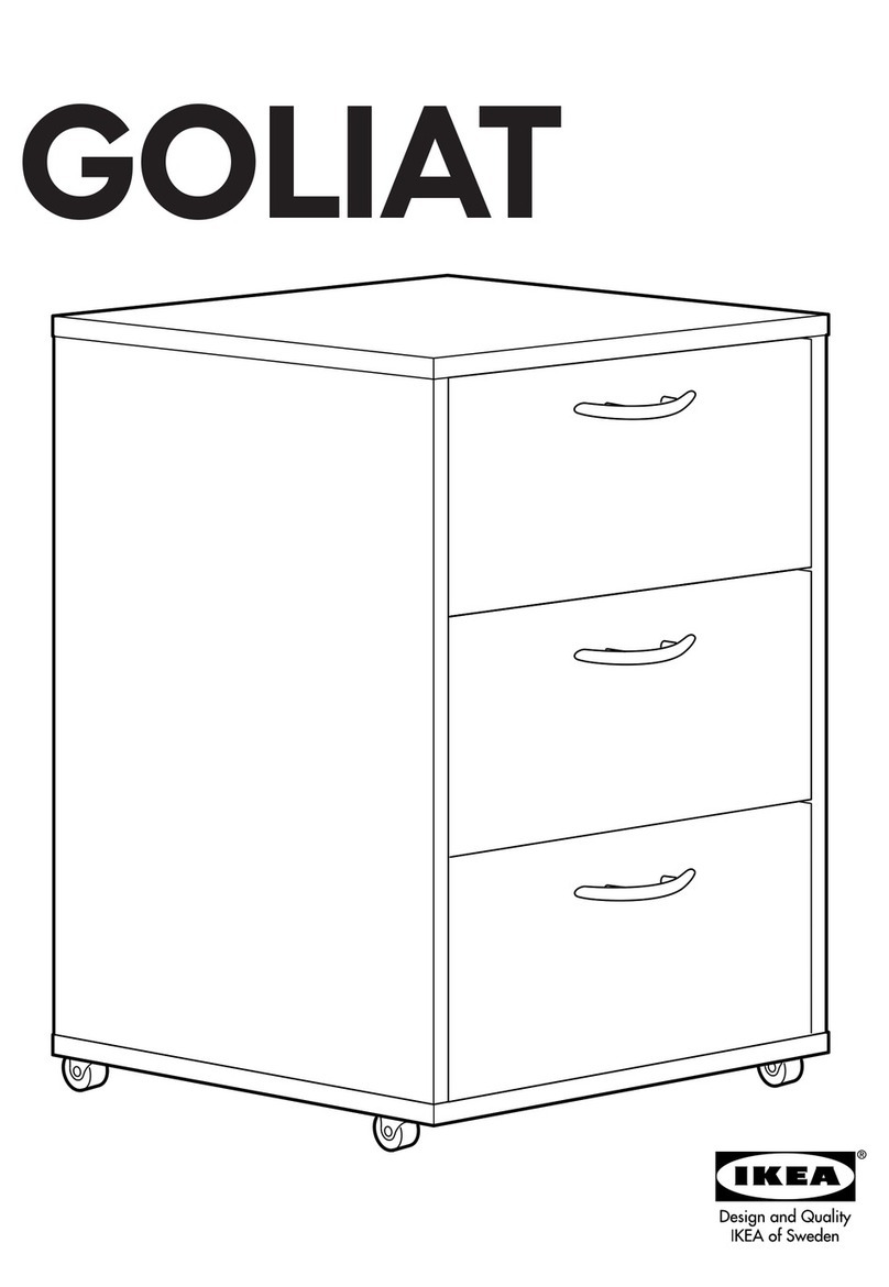 IKEA GOLIAT DRAWER UNIT/CASTERS User manual IKEA GOLIAT DRAWER UNIT/CASTERS User manual