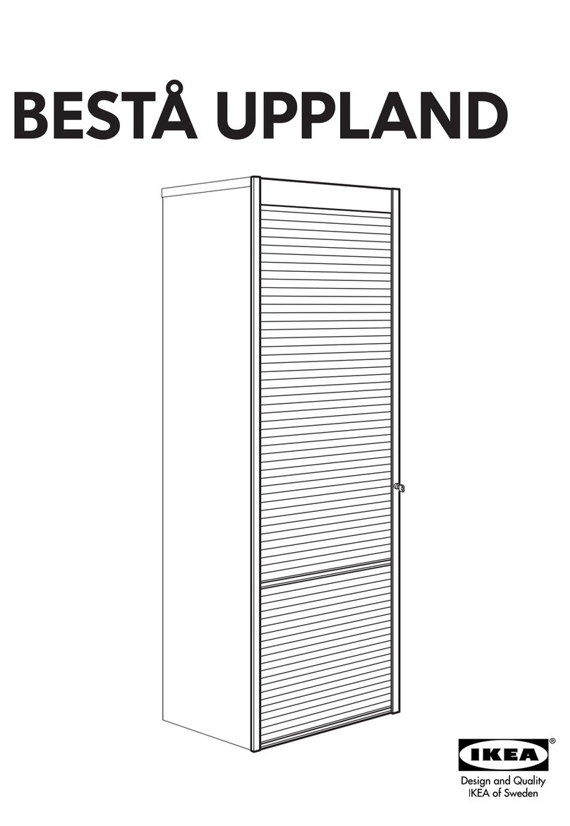 IKEA BESTA UPPLAND ROLL FRONT 24X75" User manual IKEA BESTA UPPLAND ROLL FRONT 24X75" User manual