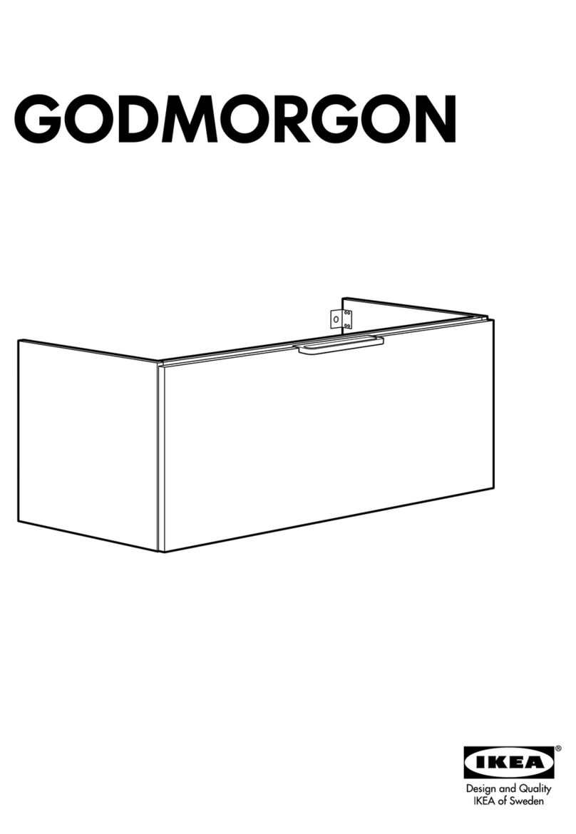 IKEA GODMORGON WASH-STAND W/1 DRW instructions