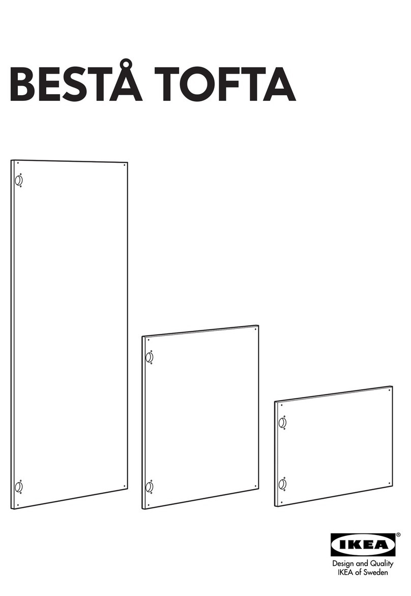 IKEA BESTÅ TOFTA DOOR 24X15" User manual