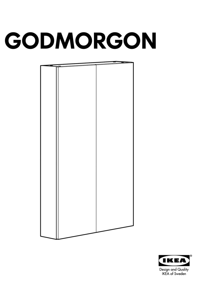 IKEA GODMORGON WASH-STAND W/4DRWS User manual