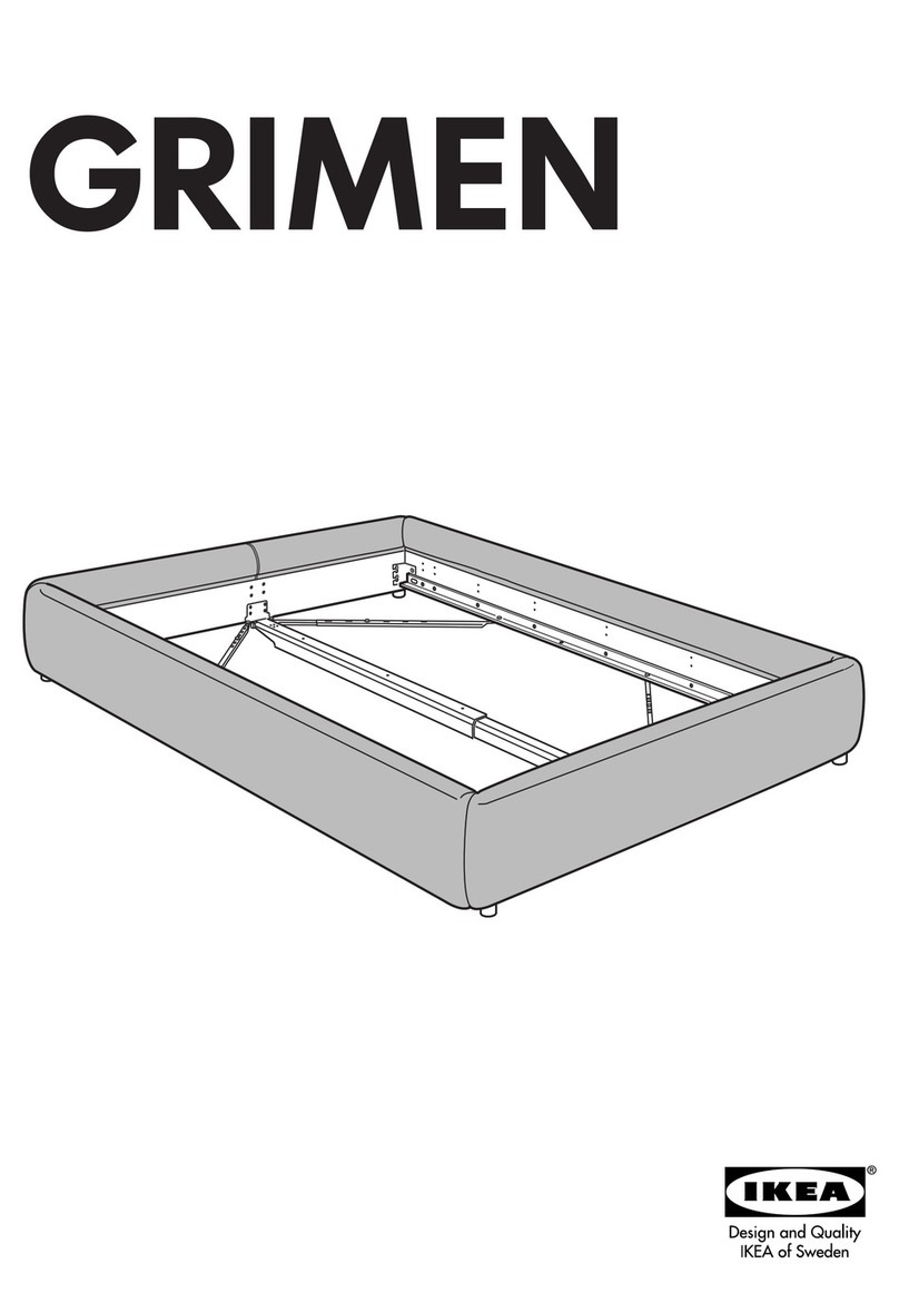 IKEA GRIMEN BED FRAME FULL & QUEEN User manual IKEA GRIMEN BED FRAME FULL & QUEEN User manual