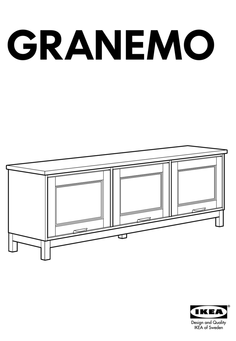 IKEA GRANEMO TV UNIT User manual