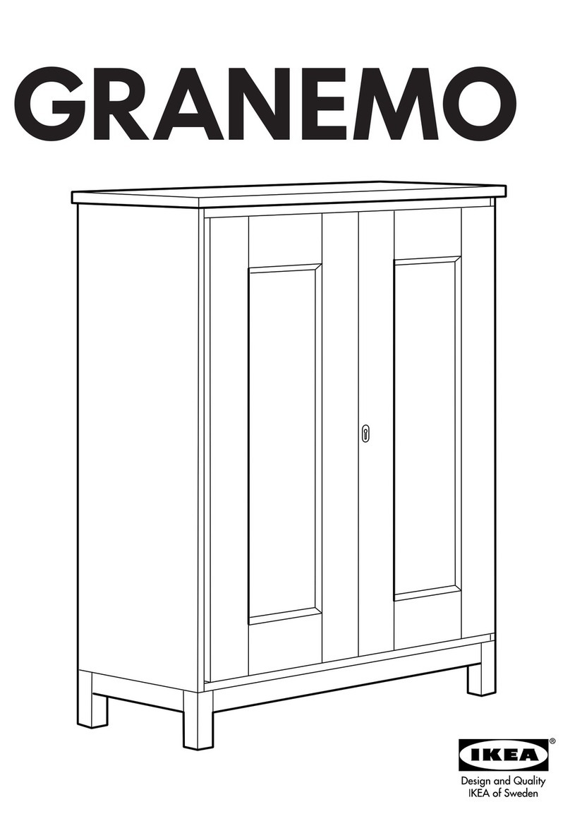 IKEA GRANEMO CABINET 35 3/8X44 7/8" User manual IKEA GRANEMO CABINET 35 3/8X44 7/8" User manual