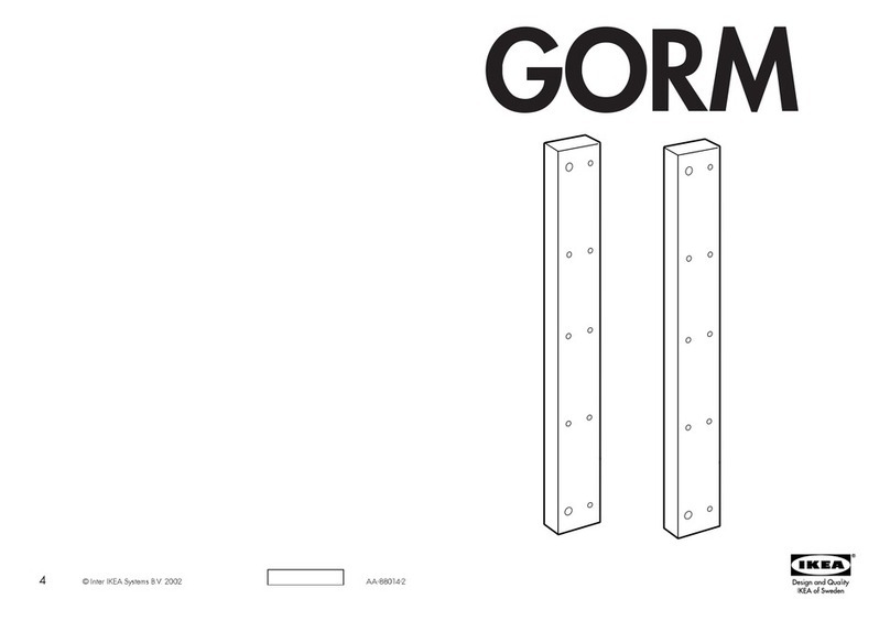 IKEA GORM HEIGHT EXTENSION POST 2PK instructions IKEA GORM HEIGHT EXTENSION POST 2PK instructions