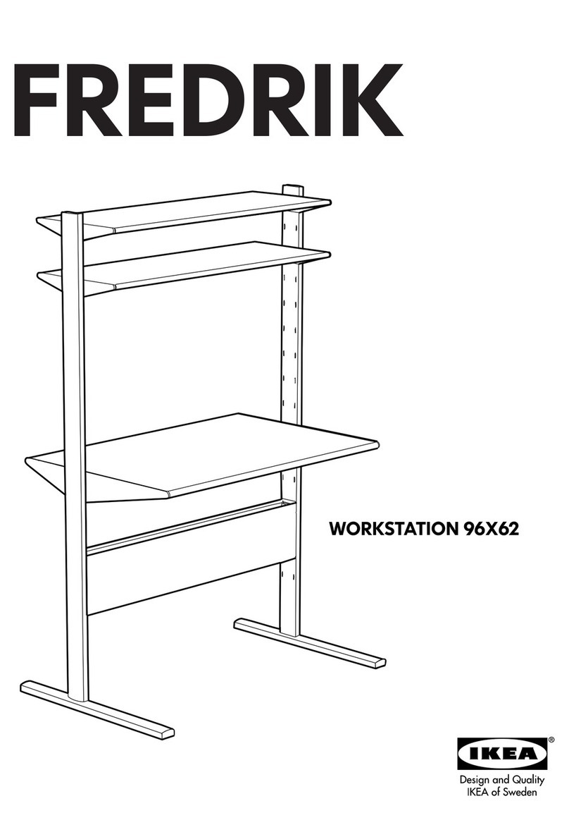 IKEA FREDRIK COMPUTER WORKSTATION 39X24" User manual IKEA FREDRIK COMPUTER WORKSTATION 39X24" User manual