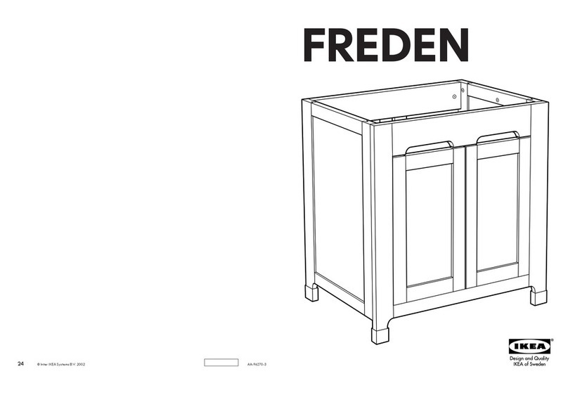 IKEA FREDEN WASH-STAND 32X32" User manual