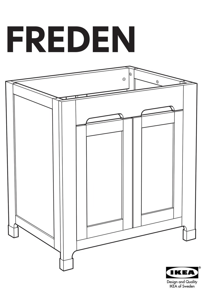 IKEA FREDEN SINK CABINET User manual