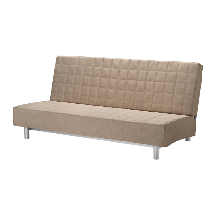 IKEA BEDDINGE SOFABED FRAME instructions